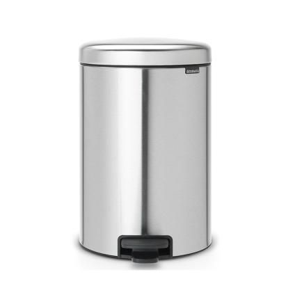 Кошче за отпадъци с педал NEWICON 20л, матова стомана, Brabantia