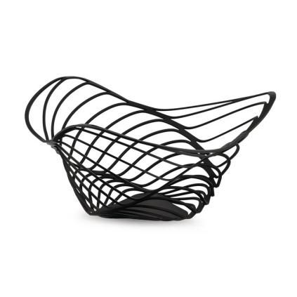 Купа за плодове TRINITY 26 cm, висока, черен, Alessi