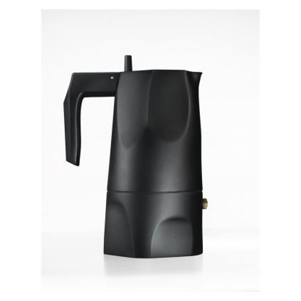 Кафеварка за еспресо за котлон OSSIDIANA 150 мл, черна, Alessi