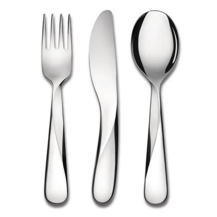 Детски комплект прибори за хранене GIRO, 3 бр., Alessi