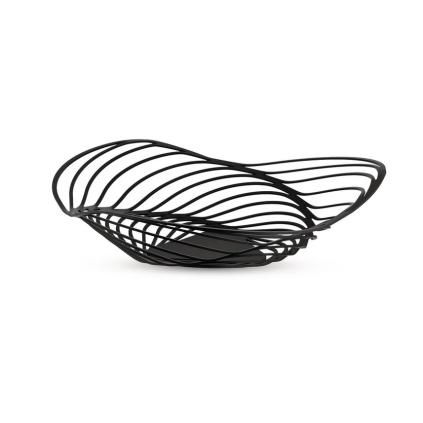 Купа за плодове TRINITY 33 cm, ниска, черен, Alessi