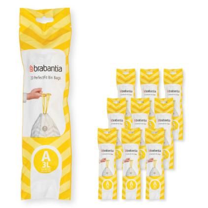 Торби за боклук A PERFECTFIT 3 л, 200 бр., Brabantia