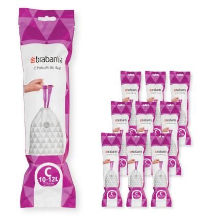 Торби за боклук C PERFECTFIT 10-12 л, 200 бр., Brabantia