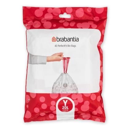 Торби за боклук Y PERFECTFIT 20 л, 40 бр., Brabantia