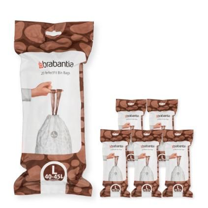 Торби за боклук L PERFECTFIT 40-45 л, 120 бр., Brabantia