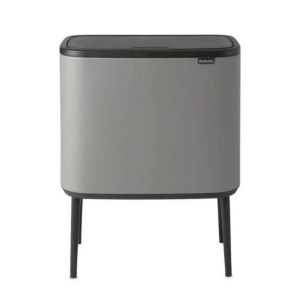 Кош за отпадъци с докосване BO TOUCH BIN 11 + 23л, минерално сиво, Brabantia