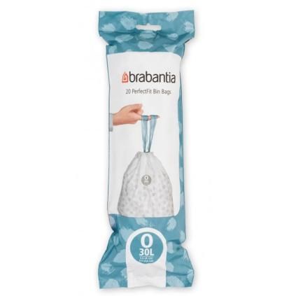 Торби за отпадъци O PERFECTFIT 30 l, комплект от 20 бр., Brabantia