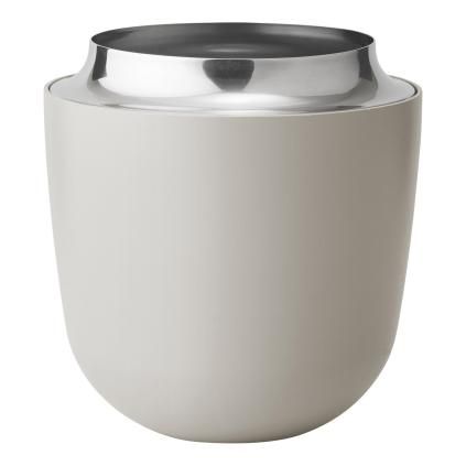Ваза CONCAVE 15 см, пясък, неръждаема стомана, Stelton