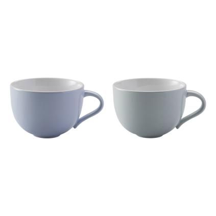 Чашка за кафе EMMA 300 мл, комплект от 2 бр., син, керамика, Stelton