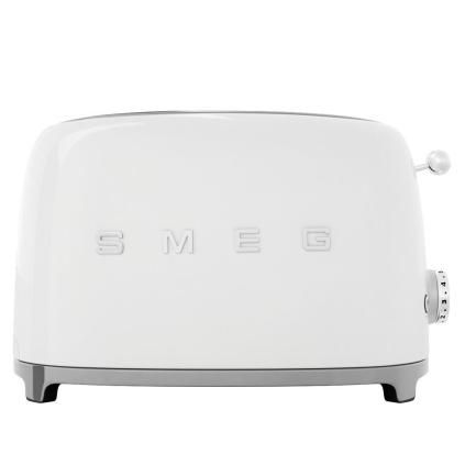 Тостер TSF01WHEU, 2 резена, бял, Smeg