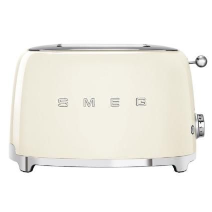 Тостер TSF01CREU, за 2 филийки, кремав, Smeg