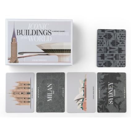 Игра за памет ICONIC BUILDINGS Printworks, 50 бр.