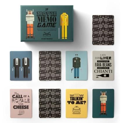 Игра за памет MOVIE Printworks, 50 бр.