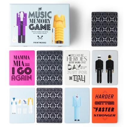 Игра за памет MUSIC Printworks, 50 бр.