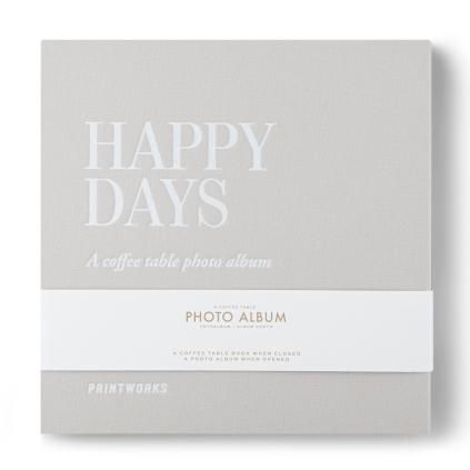 Албум за снимки HAPPY DAYS Printworks, сребърен