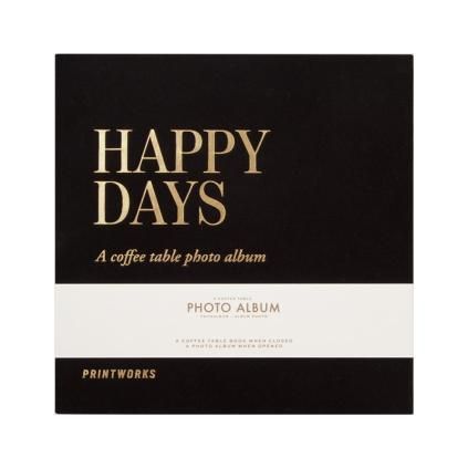 Албум за снимки HAPPY DAYS Printworks, черен