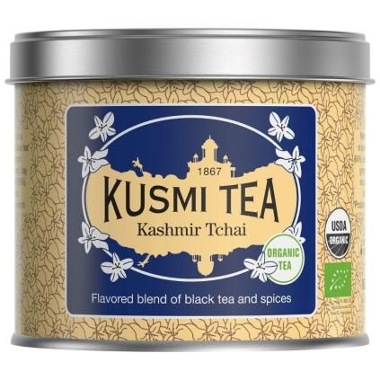 Черен чай KASHMIR TCHAI, 100 г насипен чай в кутия, Kusmi Tea