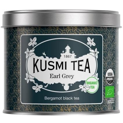 Черен чай EARL GREY, 100 г насипен чай в кутия, Kusmi Tea