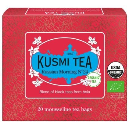 Черен чай MORNING N°24 20 муселинови пакетчета, Kusmi Tea