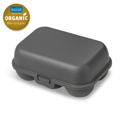 Контейнер за съхранение на яйца EGGS TO GO MINI 17 см, за 6 яйца, естествено пепеляво сив, Koziol