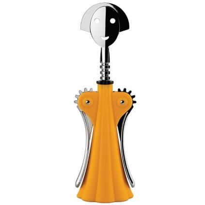 Крилат тирбушон ANNA G, жълт, Alessi