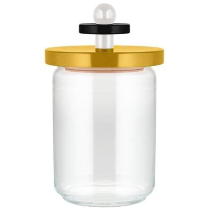 Кухненски буркан за съхранение 100 COLLECTION, 1л, жълт, стъкло, Alessi