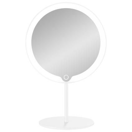 Огледало за грим MODO LED, 5-кратно увеличение, бяло, Blomus