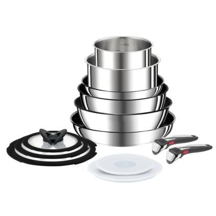 Комплект кухненски съдове INGENIO PREFERENCE ON L9749432, комплект от 13 бр., инокс, Tefal