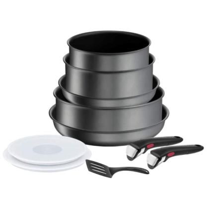 Комплект сервизи за хранене INGENIO DAILY CHEF ON L761930, комплект от 10 бр., незалепващо покритие, Tefal