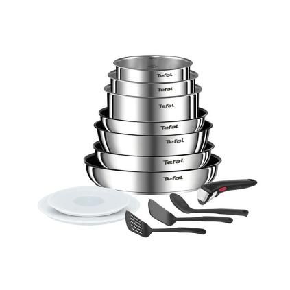 Комплект сервизи за хранене INGENIO EMOTION ON L897DS04, комплект от 13 бр., инокс, Tefal