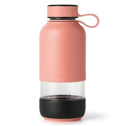 Бутилка за вода BOTTLE TO GO 600 мл, корал, Lékué