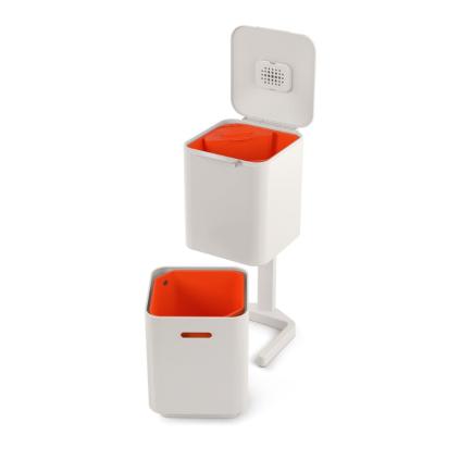 Кошче за отпадъци TOTEM COMPACT 30064 40л, бежово, за сортиране на отпадъци, Joseph Joseph