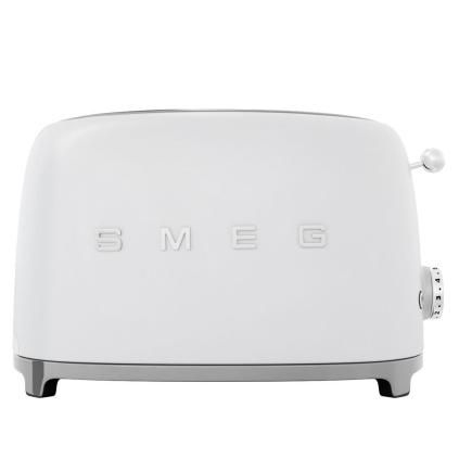 Тостер TSF01WHMEU, 2 резена, матово бял, Smeg