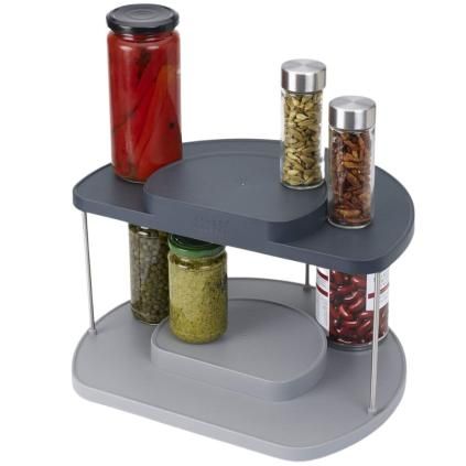 Въртящ се органайзер CUPBOARDSTORE 85196, сив, Joseph Joseph