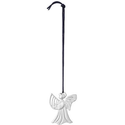 Коледен орнамент HARP ANGEL 7 см, посребрен, Rosendahl
