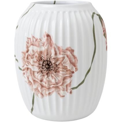 Ваза HAMMERSHOI POPPY 21 cм, бяла, Kähler