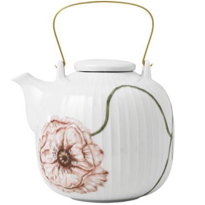 Чайник HAMMERSHOI POPPY 1,2л, бял, Kähler