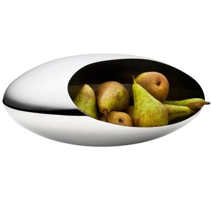Купа за плодове COCOON 36 cm, сребърен, Philippi