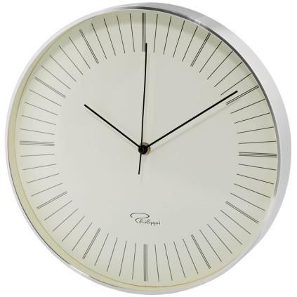 Стенен часовник TEMPUS W4 31 cm, бял, Philippi