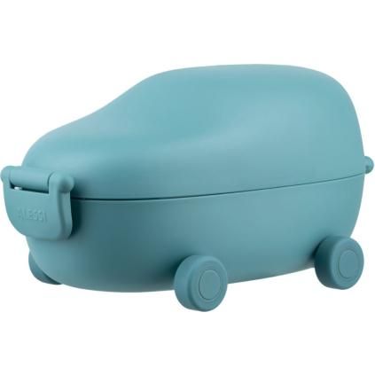 Кутия за обяд SNACKMOBILE, 2 отделения, синя, Alessi