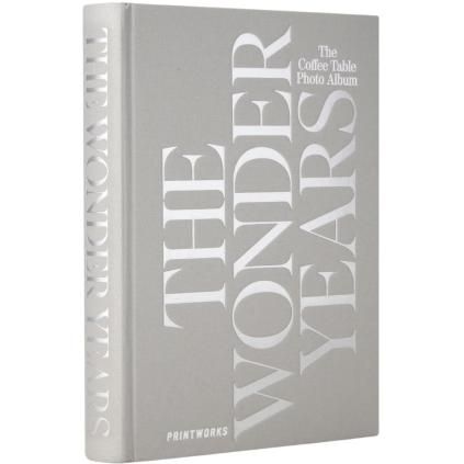 Албум за снимки THE WONDER YEARS, сив, Printworks