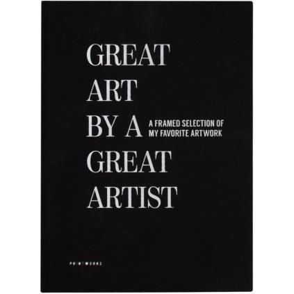 Книжка за детски рисунки GREAT ART, черен, Printworks