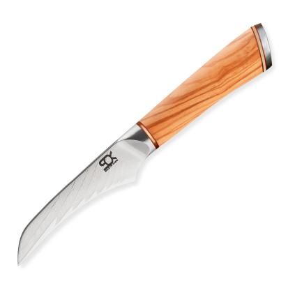 Нож за кантиране SOK OLIVE SUNSHINE DAMASCUS, 8 см, Dellinger