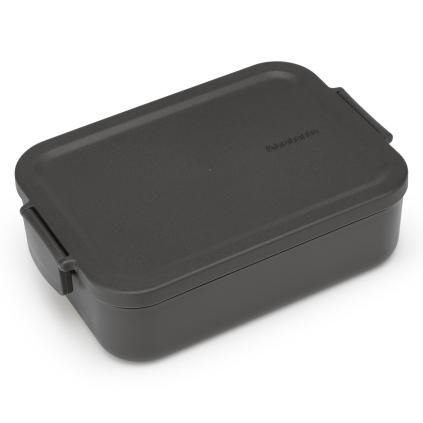 Кутия за обяд MAKE & TAKE BENTO 1,1л, тъмно сива, Brabantia