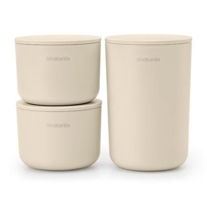 Органайзери за баня RENEW 3 бр., светло бежови, Brabantia