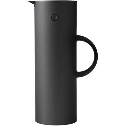 Термос кана EM77 1л, меко чернa, Stelton