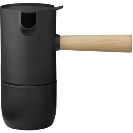 Кафеварка за котлон COLLAR 250 мл, черна, Stelton