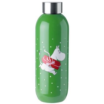 Пътна бутилка TO GO CLICK MOOMIN PRESENT Stelton 0,75 l зелен