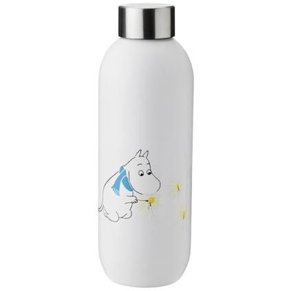 Пътна бутилка TO GO CLICK MOOMIN Stelton 0,75 l снежна