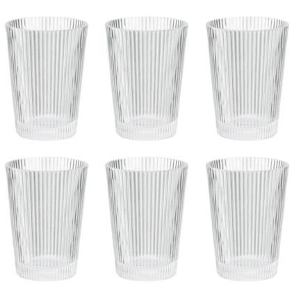 Чаша за вода PILASTRO 240 ml, комплект от 6 бр., прозрачен, Stelton